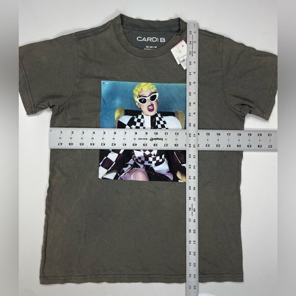 CARDI B Graphic T-shirt Women XS Short Sleeve Music NWT - Picture 6 of 6